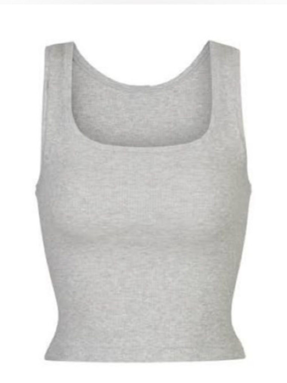SKIMS Cotton Rib Tank Gray Size XL